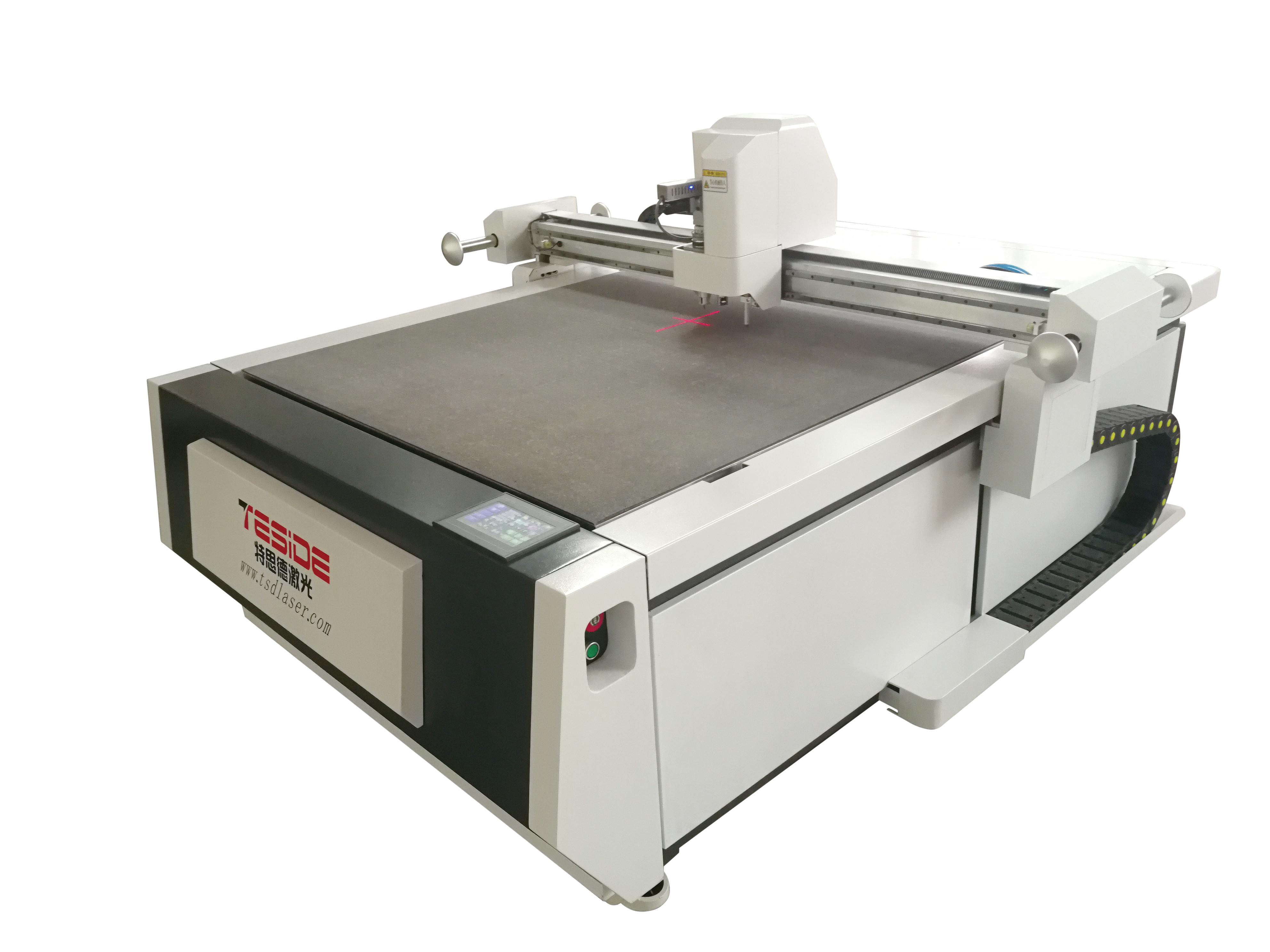 Máquina de corte digital de cama plana de alta velocidad TSD Máquina de corte con cuchilla vibratoria